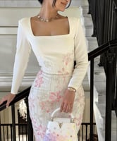 فستان تفته استرتش راقي