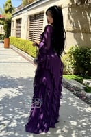 فستان موف غامق جذاب