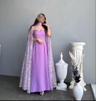 فستان ملكي موف جذاب