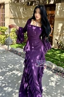 فستان موف غامق جذاب