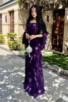 فستان موف غامق جذاب