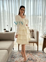 فستان سكري ناعم