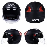 Half face helmet for adult double visors Weight :8...