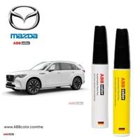 قلم خدوش مازدا CX90 - ابيض لؤلؤي Rhodium White Met...