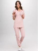 سكراب طبي نسائي AVA باللون زهري فاتح من إِلدان – ت...