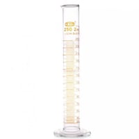 دورق مختبر زجاج اسطواني 250 مل