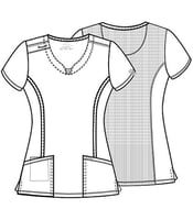 سكراب طبي نسائي Infinity باللون عنابي من شيروكي –...