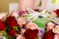 باقة الورد مع الباتشي