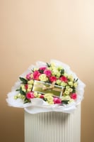 باقة الروز مع شوكولاتة البستاني