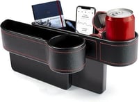 منظم مقعد السيارة جانبي مع حامل اكواب حبة واحدة