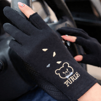 قفازات قيادة نسائية قطنية