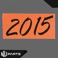 ستكر بموديل السيارة