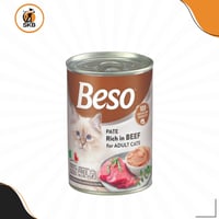 بيسو معلبات طعام للقطط بنكهة اللحم البقري 400g