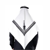 غترة بروجية شتوي بيج مطرز 1