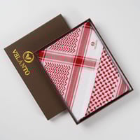 شماغين فلانتو (رسمي- أبيض كلاسيك)