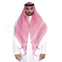 شماغ بروجيه زاهي كلاسيك رجالي أحمر