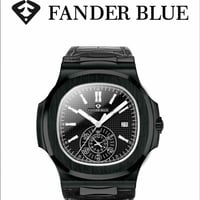 ساعة فندر بلو جلد