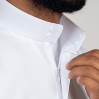 ثوب الأصيل سيجنتشر رجالي: سحاب (ساده)- أبيض