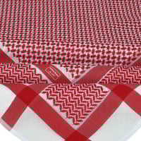 شماغ بروجيه رجالي احمر لون خاص لوفز - موديل 1