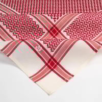 بكج شماغ التاج ( شتوي بيج - أحمر بيج )