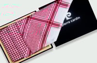 شماغ بيير كاردان كلاسيك أحمر -PCL-K-R