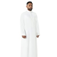 ثوب دروش رجالي أسبان كريمي سادة