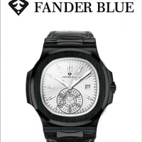ساعة فندر بلو جلد
