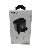 شاحن جداري منفذين