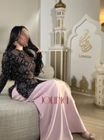 فستان رمضاني بنكي قطعتين