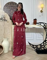 جلابية بلون عودي