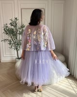 طقم بنفسجي مورد