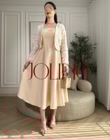 فستان قطعتين باكمام