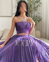 فستان قطعتين بنفسجي