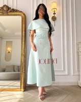 فستان تيفاني بكاب كريستالات ناعمة