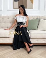 فستان اسود توب