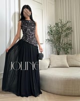 فستان اسود سهرة