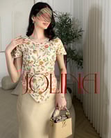 طقم قطعتين بيج