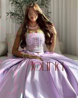 فستان بنفسجي