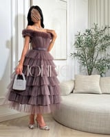 فستان سهرة ميدي