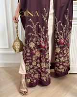 جلابية لون عودي