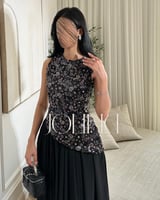 فستان اسود سهرة