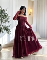 فستان عودي سهرة