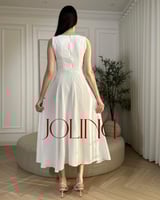 فستان قطعتين باكمام