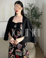 طقم اسود مطرز