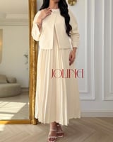 فستان بليسية سكري بجاكيت