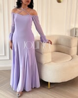 فستان ناعم بنفسجي