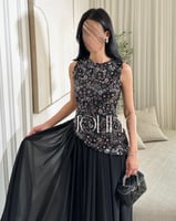 فستان اسود سهرة