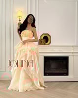 فستان سهرة توب مورد