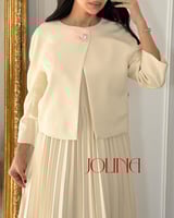 فستان بليسية سكري بجاكيت