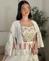 طقم العيد قطعتين اوف وايت